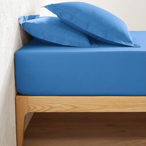 LA REDOUTE INTERIEURS Effen hoeslaken in katoen, omslag 32 cm, Scenario