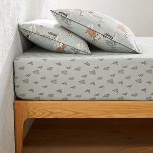 LA REDOUTE INTERIEURS Hoeslaken in perkalkatoen, omslag 30 cm, Orvaz