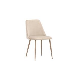 Fjôrd  Eetkamerstoel Mokka Bruin - Velvet - Night - Set van 2