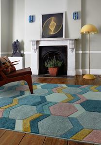 Easy Living  Vloerkleed Sketch SK10 Hexagon Multi -