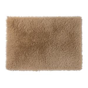 Xenos Vloerkleed hoogpolig - bruin - 120x180 cm