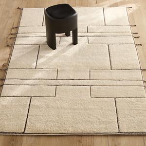 AM.PM Handgeknoopt vloerkleed, 93% wol, Stauro