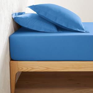 LA REDOUTE INTERIEURS Effen hoeslaken in tergal, omslag 25 cm, Scenario