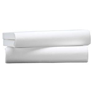 PULSIVA Hoeslaken Molton Omaha; 90x200 cm (BxL); wit; 2 stuk / verpakking