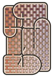 Moooi Carpets  Laagpolig vloerkleed Tangle Medan Wool - 296x392 cm