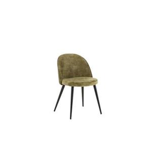 Fjôrd  Eetkamerstoel Dusty Groen|Zwart - Set van 2