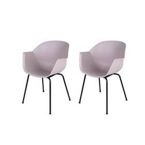 MaximaVida Eetkamerstoel Cuyp XXL taupe 2 stuks