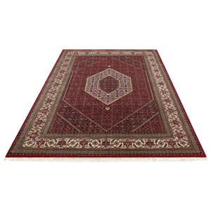 Home affaire Oosters tapijt Chandra met de hand geknoopt, 80% scheerwol, 20% zijde, met franje