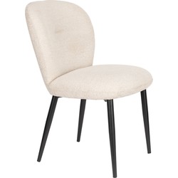 Housecraft Living Alaz Eetkamerstoelen Off-white - Set van 2 - Wit