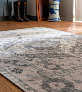 Laura Ashley  Newborough-Steel 81604 - 170x240 cm Vloerkleed