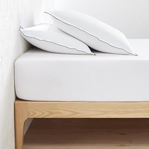 LA REDOUTE INTERIEURS Hoeslaken in perkalkatoen, omslag 30 cm, Dojo