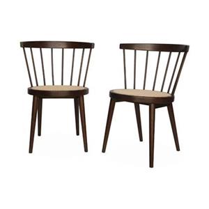 Sweeek  Hout en rotan stoel, set van 2