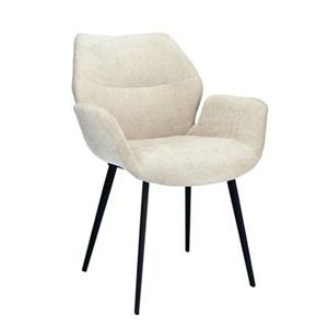 Woonexpress Eetkamerstoel Heesch - Beige - Textiel