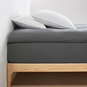 LA REDOUTE INTERIEURS Hoeslaken in jersey voor topdekmatras, 30% recycled katoen