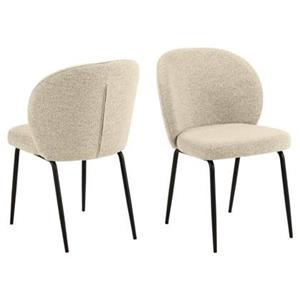 Giga Living  Eetkamerstoel Santiago Cream - Set van 2