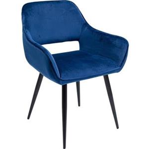 Kare Design Kare Eetkamerstoel San Francisco Blauw