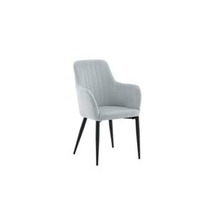 Fjôrd  Eetkamerstoel Lichtgrijs - Corduroy - Comfort - Set van 2