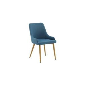 Fjôrd  Eetkamerstoel Blauw|Eikenlook - Plaza - Set van 2