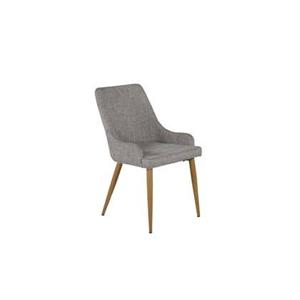 Fjôrd  Eetkamerstoel Grijs|Eikenlook - Plaza - Set van 2