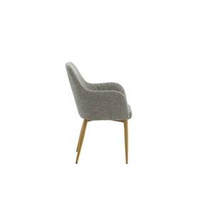 Fjôrd  Eetkamerstoel Grijs|Eiken - Comfort - Set van 2
