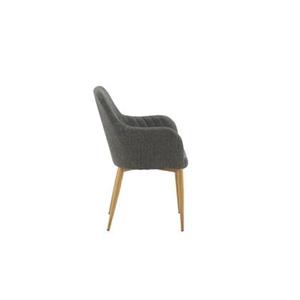 Fjôrd  Eetkamerstoel Donkergrijs|Eiken - Comfort - Set van 2