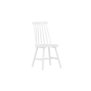 Fjôrd  Eetkamerstoel Wit - Rubber Hout - Lönneberga - Set van 2