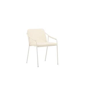 Fjôrd  Eetkamerstoel Beige - PU Leer - Tvist - Set van 2