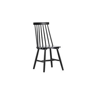 Fjôrd  Eetkamerstoel Zwart - Rubber Hout - Lönneberga - Set van 2