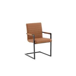 Fjôrd  Eetkamerstoel Bruin - PU Leer - Art - Set van 2