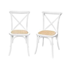 Sweeek  Vintage houten bistrostoel (set van 2)