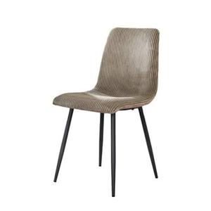 Hoyz Collection  Stoel Rib - Rock Zandkleur - Set van 4