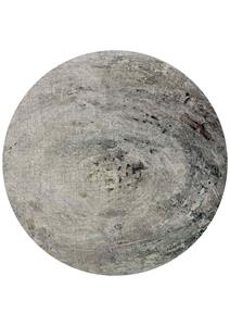 Jackie And The Fish  Vloerkleed Nautilus Grey Cliff Rond (outlet) - Rond 200 cm