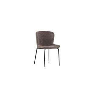 Fjôrd  Eetkamerstoel Grijs - Bouclé - Modesto - Set van 2