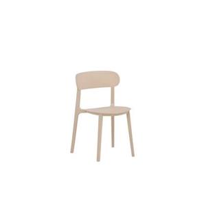 Fjôrd  Eetkamerstoel Naturel Hout - Plastic - Åstol - Set van 2