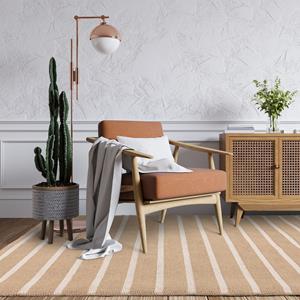 Easy Living  Vloerkleed Global Cream Stripe -