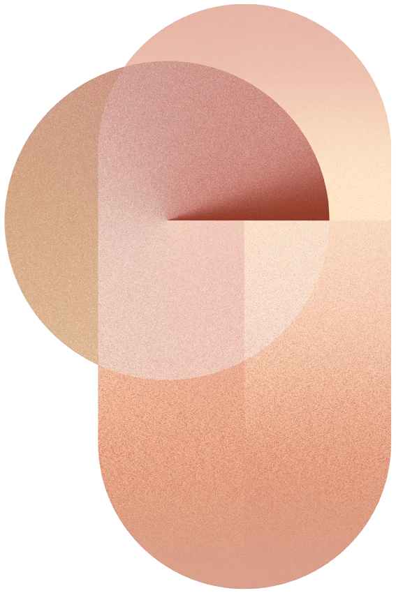 Moooi Carpets  Vloerkleed Round Composition Blush Low Pile -