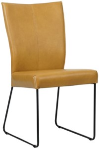 SHOPX HUISCOLLECTIE Cognac leren industriële eetkamerstoel Mate - Granada leer Amber (cognac leer)