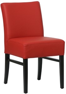 SHOPX HUISCOLLECTIE Rode leren landelijke eetkamerstoel Hold - Toledo Leer Ducati (rood leer)