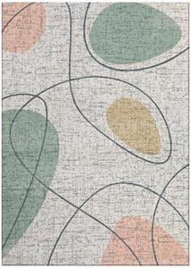 Jackie And The Fish  Vloerkleed My Bubble Green Pink (outlet) - 170x240 cm