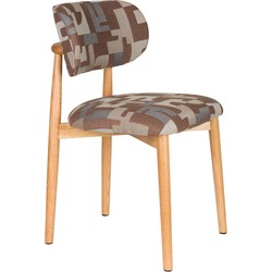 Housecraft Living Elle Eetkamerstoel Hout - Set van 2 - Beige