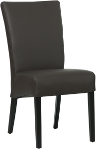 SHOPX HUISCOLLECTIE Donkerbruine leren landelijke eetkamerstoel Just - Toledo Leer Caffe (donkerbruin leer)