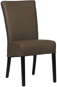 SHOPX HUISCOLLECTIE Bruine leren landelijke eetkamerstoel Just - Toledo Leer Moss (bruin leer)
