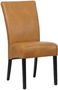 SHOPX HUISCOLLECTIE Cognac leren landelijke eetkamerstoel Just - Granada leer Sahara (cognac leer)