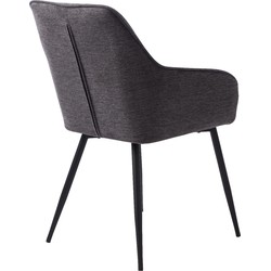 Giga Living Nordic Home Issy armstoel - donkergrijs