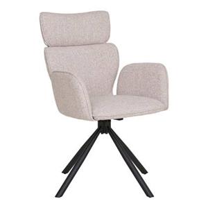 House Nordic  Eetkamerstoel Cordoba Staal Lichtgrijs - Set van 2