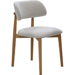 Giga Meubel  Eetkamerstoel Beige - Zithoogte 47cm - Lexi - Set van 2