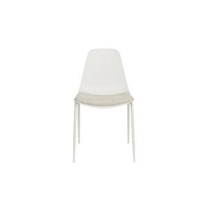 Giga Meubel  Eetkamerstoel Wit - Zithoogte 48cm - Set van 4