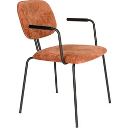 Housecraft Living Bouton Eetkamerstoelen Terra - Set van 2 - Beige