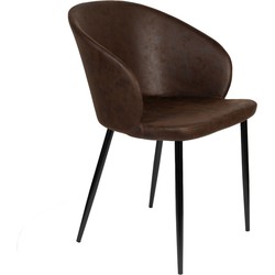 Housecraft Living Housecraft Hadid Eetkamerstoelen Bruin - Set van 2