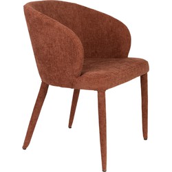 Housecraft Living Tamsin Eetkamerstoelen Oranje - Set van 2